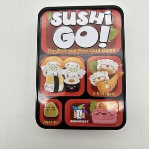Sushi Go The Pick and Pass Card Game Fun Family Educational Party Kids Tin
